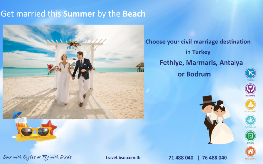 Get married this Summer by the beach